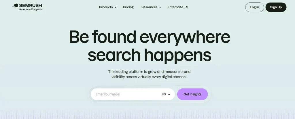 the website overview of semrush 